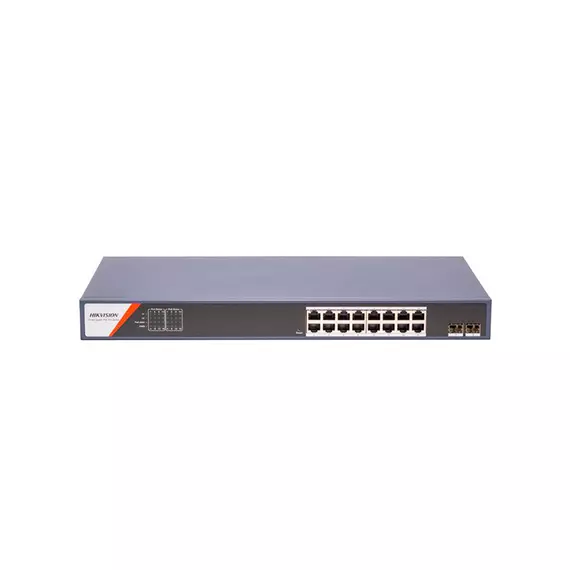 Коммутатор сетевой PoE HIKVISION DS-3E1518P-SI-16P2F