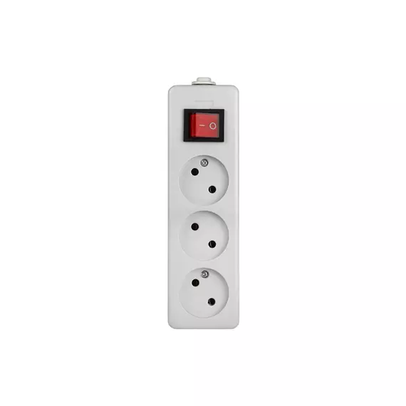 Колодка 3 гн, без заземления, с выкл. K-3s ЭРА