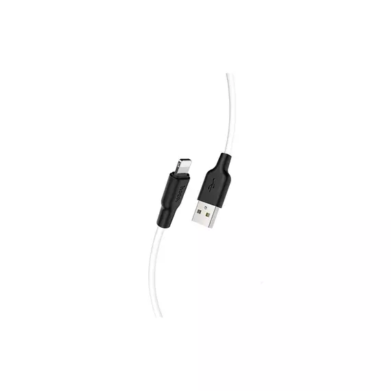 HOCO Data Cable X21 Plus Silicone USB-Lightning black and white