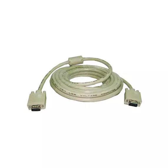 Кабель VGA папа-папа ( 5m) с фильтрами HOY