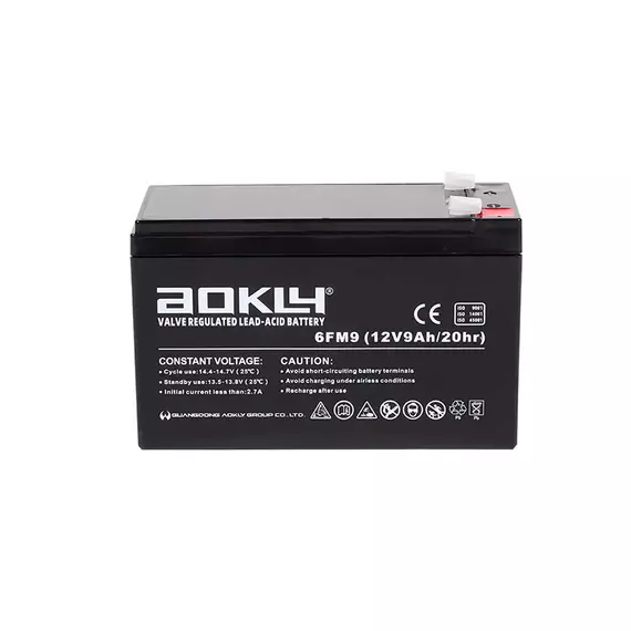 Аккумулятор AOKLY 6-FM-9 AGM 12V 9Ah