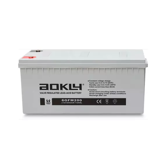 Аккумулятор AOKLY 6-GFM-200 AGM 12V 200Ah