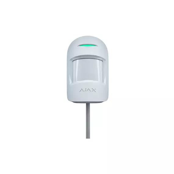 Проводной датчик движения и разбития стекла Ajax CombiProtect Fibra white