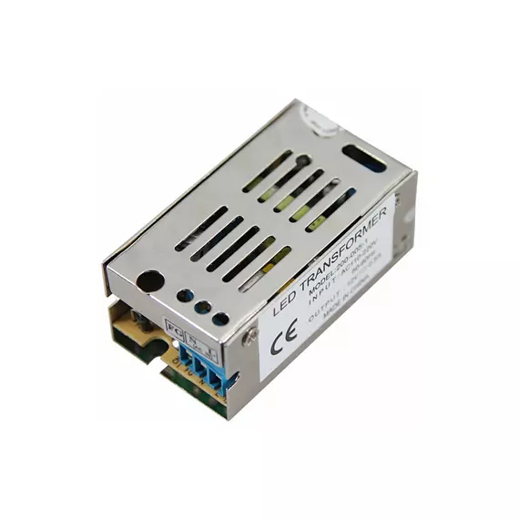 Источник питания 110-220V AC/12V DC, 0.5A, 5W с разъемами под винт, без влагозащиты (IP23) 200-005-1