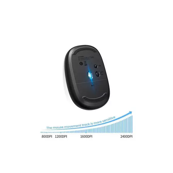 Мышь беспроводная UGREEN MU105 USB dark blue