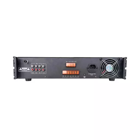 Усилитель для фоновой музыки HIKVISION DS-QAE0A120G1-VB6 (BT. USB. AUX. 120W.6 zone)