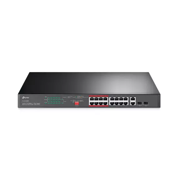 Коммутатор сетевой PoE TP-LINK TL-SL1218MP 16xPoE 100Mb/s неуправляемый