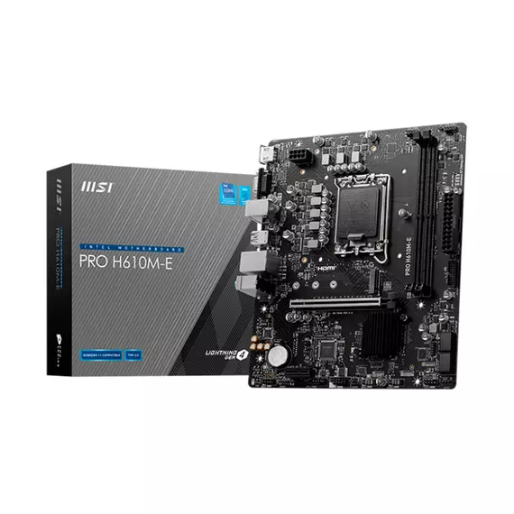 Материнская плата MSI PRO H610M-E