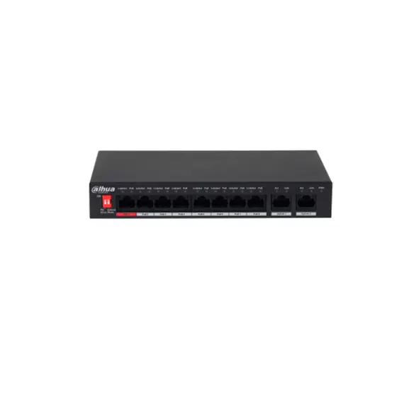 Коммутатор сетевой PoE DAHUA DH-S3010-8ET2ET-60