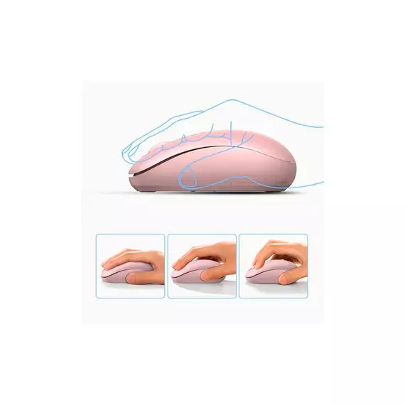 Мышь беспроводная UGREEN MU105 USB pink
