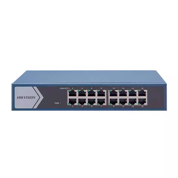 Коммутатор сетевой HIKVISION DS-3E1516-EI 16x1Gb/s управляемый