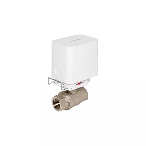 Кран перекрытия воды с ДУ Ajax WaterStop [3/4] (DN20) white