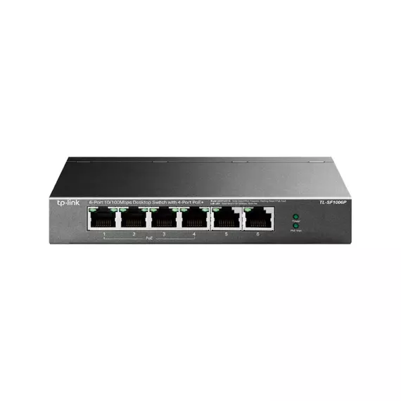 Коммутатор сетевой PoE TP-LINK TL-SF1006P   4xPoE неуправляемый