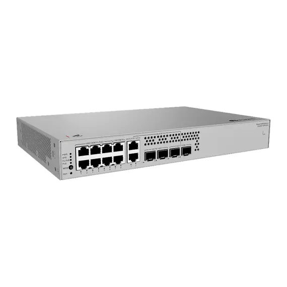 Коммутатор Huawei S220S-10PN4JX (2xUpLink 10Gb/s SFP+ | 2xSFP 2.5Gb/s | 2xPoE+ RJ45 2.5Gb/s | 6xPoE+ RJ45 1Gb/s | 76Gb/s) 128W PoE