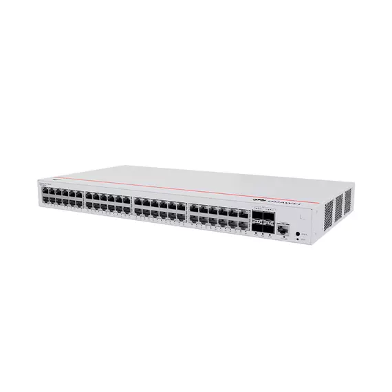 Коммутатор сетевой PoE Huawei S220-48P4S (4xUpLink SFP 1Gb/s, 48xPoE+ 1Gb/s, 104Gb/s) 380W