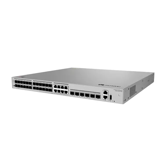 Коммутатор сетевой Huawei S530-24ST4XE (4xUpLink SFP+ 10Gb/s, 24xSFP 1Gb/s (8xCombo RJ45/SFP), 2xStack 10Gb/s, 168Gb/s)
