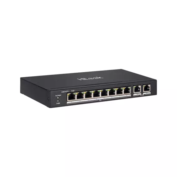 Коммутатор сетевой PoE HiLook NS-0110MP-60 8xPoE 100 Мбит/с PoE неуправляемый