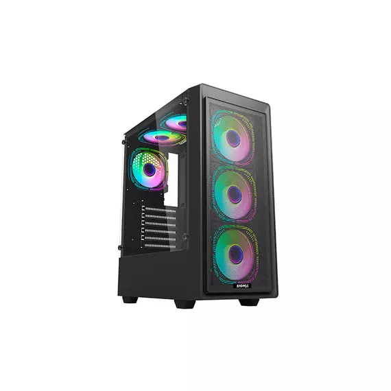 Корпус SIGMA SX-8029B(Mesh) (БЕЗ ВЕНТИЛЯТОРОВ В КОМПЛЕКТЕ)
