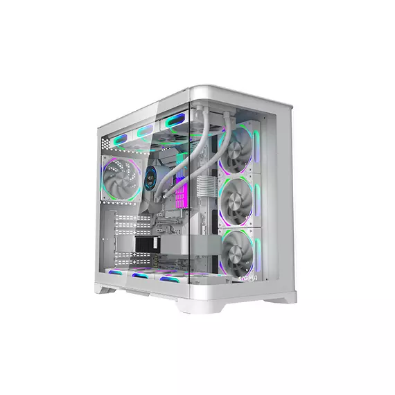 Корпус SIGMA SX-420B White (БЕЗ ВЕНТИЛЯТОРОВ В КОМПЛЕКТЕ)