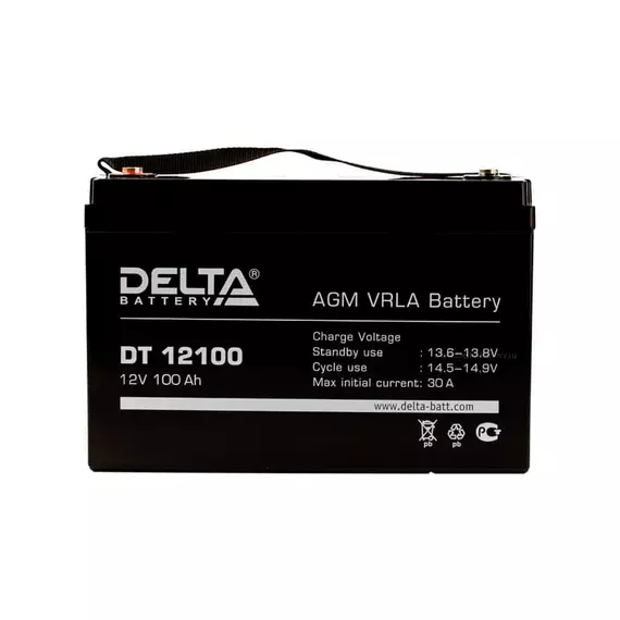 Аккумулятор Delta DT 12100 12В 100А*ч