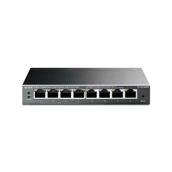 Коммутатор сетевой PoE TP-Link TL-SG108PE 4xPoE 1Gb/s; 4x1Gb/s