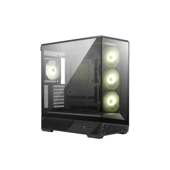 Корпус MSI MAG PANO 130R PZ, ATX/mATX, 460*235*490mm, Side: 3x 120mm A-RGB Fan, Rear: 1x 120mm A-RGB Fan