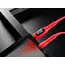 HOCO S6 для передачи данных и зарядки USB-Lightning, 2.4A, 1.2м, красный