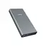 Портативное зарядное устройство HOCO B39 Magic Stone 30000mAh, Power Bank, серый метал