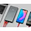 Портативное зарядное устройство HOCO B39 Magic Stone 30000mAh, Power Bank, серый метал